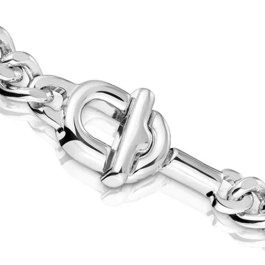 Gargantilla barbada de plata MANIFESTO 42 cm^TOUS Sale