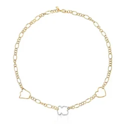 Gargantilla bicolor con motivos New Silueta^TOUS Best