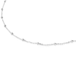 Gargantilla bolitas de plata, 44 cm Chain^TOUS Outlet
