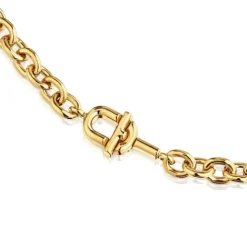 Gargantilla cadena con baño de oro 18 kt sobre plata MANIFESTO^TOUS Outlet