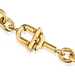 Gargantilla cadena con baño de oro 18 kt sobre plata MANIFESTO^TOUS Outlet