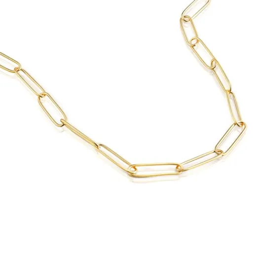 Gargantilla con baño de oro 18 kt sobre plata Good Vibes^TOUS