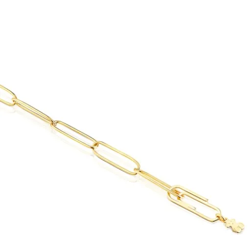 Gargantilla con baño de oro 18 kt sobre plata Good Vibes^TOUS