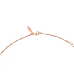 Gargantilla con baño de oro rosa de 18 kt sobre plata 45 cm Hand^TOUS