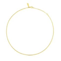 Gargantilla con baño de oro 18 kt sobre plata Chain^TOUS Sale