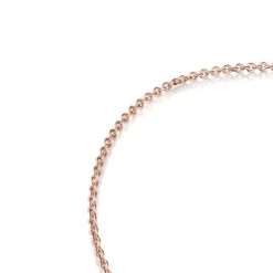 Gargantilla con baño de oro rosa 18 kt sobre plata Hold^TOUS Discount