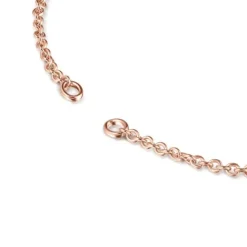 Gargantilla con baño de oro rosa 18 kt sobre plata Hold^TOUS Discount