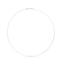 Gargantilla cordón de plata, 40 cm Chain^TOUS Clearance