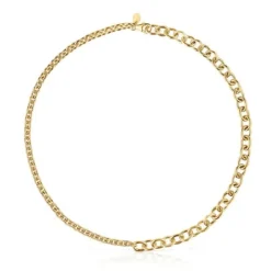 Gargantilla de baño de oro de 18 kt sobre plata cadena 43 cm Calin^TOUS