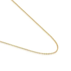 Gargantilla de baño de oro de 18 kt sobre plata 50 cm Basics^TOUS Discount