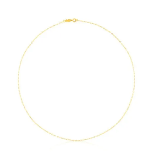 Gargantilla de oro con anillas ovales, 40 cm Chain^TOUS Best