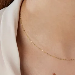 Gargantilla de oro con anillas ovales, 40 cm Chain^TOUS Best
