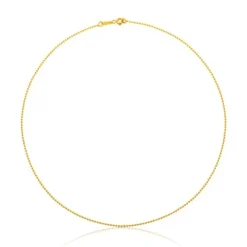 Gargantilla de oro de bolas de 1,2 mm, 45 cm Chain^TOUS Hot