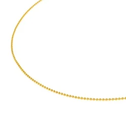 Gargantilla de oro de bolas de 1,2 mm, 45 cm Chain^TOUS Hot