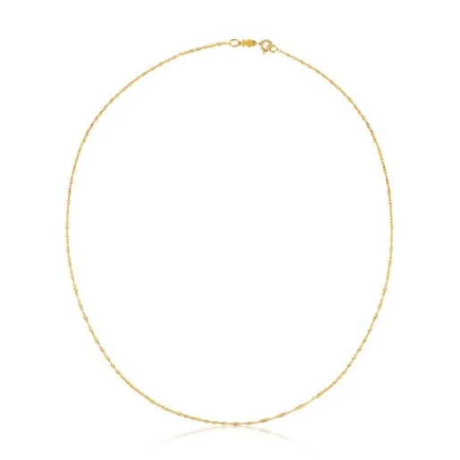 Gargantilla de oro en espiral, 45 cm Chain^TOUS Clearance