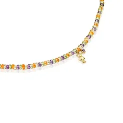 Gargantilla de oro y gemas Teddy Bear^TOUS Online