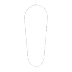 Gargantilla de plata con bolas intercaladas 60 cm Basics^TOUS Clearance