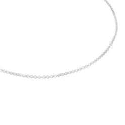 Gargantilla de plata con anillas redondas, 45 cm Chain^TOUS Clearance