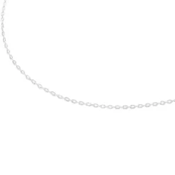 Gargantilla de plata con anillas ovales, 45 cm Chain^TOUS
