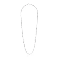 Gargantilla de plata con anillas redondas, 60 cm Chain^TOUS Discount