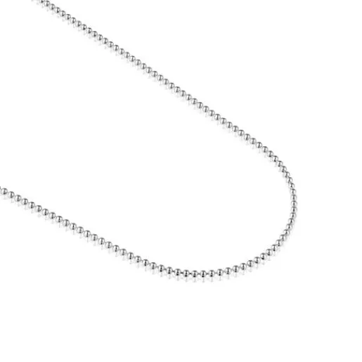 Gargantilla de plata con bolas 60 cm Basics^TOUS Best