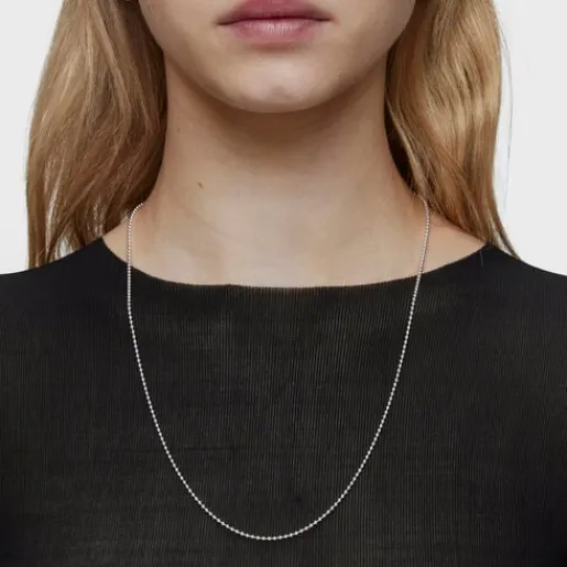 Gargantilla de plata con bolas 60 cm Basics^TOUS Best