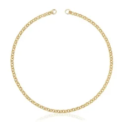 Gargantilla de plata con baño de oro 18kt 42 cm Hold^TOUS New
