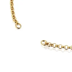 Gargantilla de plata con baño de oro 18kt 42 cm Hold^TOUS New