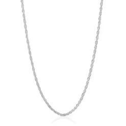 Gargantilla de plata cordón 50 cm Basics^TOUS Outlet
