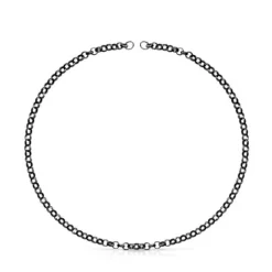 Gargantilla de plata dark silver 42 cm Hold^TOUS Sale
