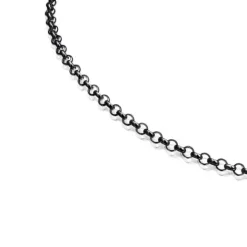 Gargantilla de plata dark silver 42 cm Hold^TOUS Sale