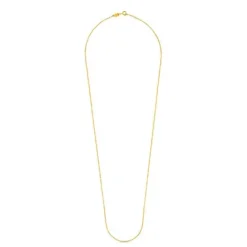 Gargantilla larga con baño de oro 18 kt sobre plata con anillas, 70 cm Chain^TOUS Online