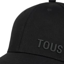 Gorra negra Logo Metal^TOUS Hot