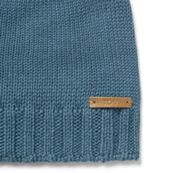 Gorro con nudo de bebé Tricot azul^TOUS Hot