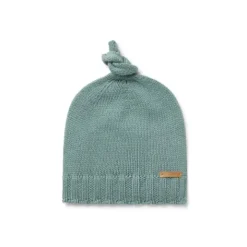 Gorro con nudo de bebé Tricot verde^TOUS Sale