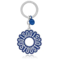 Llavero azul Circle Logo^TOUS New