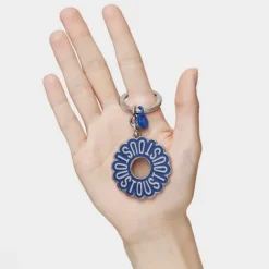 Llavero azul Circle Logo^TOUS New
