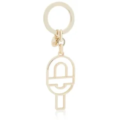 Llavero con silueta dorado MANIFESTO^TOUS Clearance