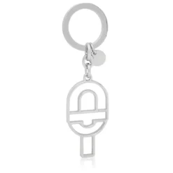 Llavero con silueta plata MANIFESTO^TOUS