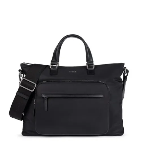 Maletín New Berlin de Nylon en color negro^TOUS Discount