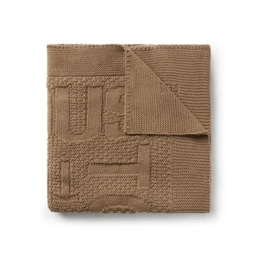 Manta de bebé Nilo logo beige^TOUS Hot