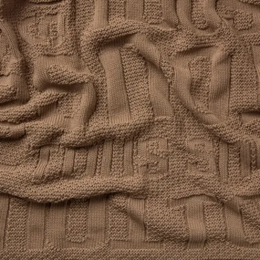 Manta de bebé Nilo logo beige^TOUS Hot