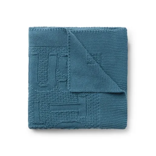 Manta de bebé Nilo logo azul^TOUS Clearance