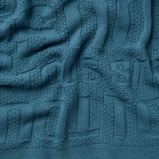 Manta de bebé Nilo logo azul^TOUS Clearance