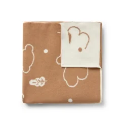Manta de bebé reversible Nilo osos marrón^TOUS Discount