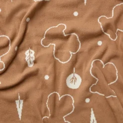 Manta de bebé reversible Nilo osos marrón^TOUS Discount