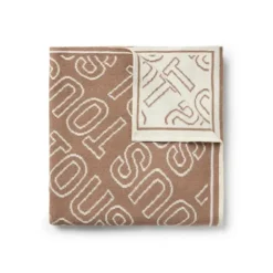 Manta de bebé reversible Nilo logo beige^TOUS Best