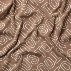 Manta de bebé reversible Nilo logo beige^TOUS Best