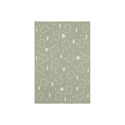 Manta de bebé reversible Nilo osos verde^TOUS New