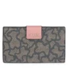Mediana Billetera Flat Kaos Icon Multi Negro - Rosa^TOUS Outlet